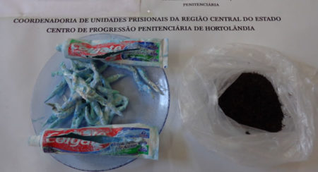 Agentes penitenciários impedem a entrada de drogas no CPPH