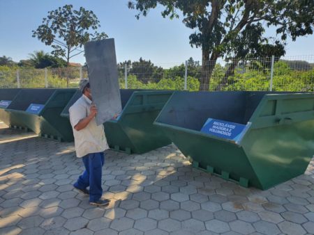 População adere à coleta seletiva e já utiliza PEVs recém-implantados pela Prefeitura
