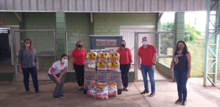 Bancários de Hortolândia doam cestas básicas ao Banco de Alimentos da Prefeitura