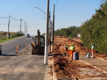 Av. Thereza Ana Cecon Breda terá ciclovia e calçada para pedestres