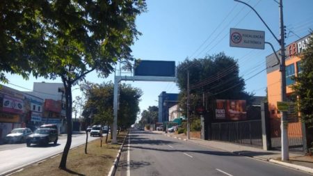Hortolândia ganha painéis eletrônicos nas entradas da cidade com informações do trânsito