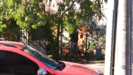 Internauta flagra indivíduo produzindo queima no Jardim Amanda