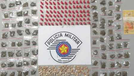 Indivíduo é preso por tráfico de drogas em Hortolândia