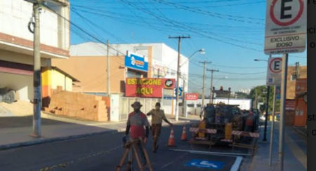 Vagas especiais para estacionamento na Região Central são implantadas