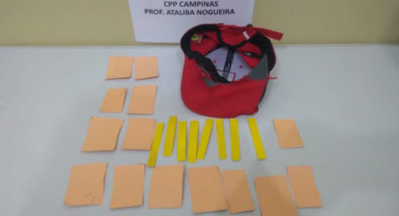K4 é encontrada na aba de um boné no CPP Campinas