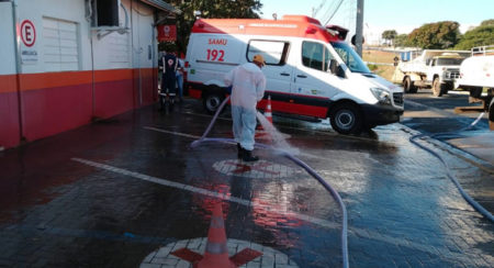 Unidades de saúde passam por descontaminação contra o Coronavírus