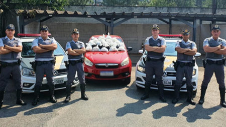 PM Rodoviária flagra dois jovens transportando cocaína para Campinas