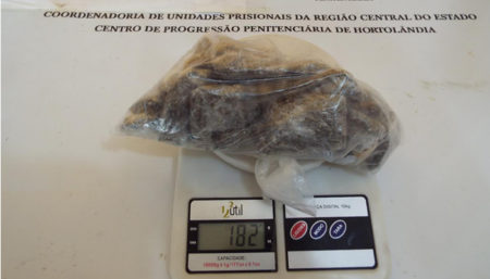 Agentes penitenciários apreendem drogas no CPP Hortolândia