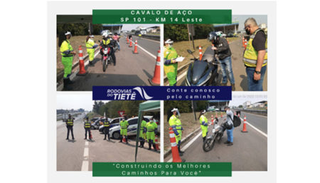 Rodovias do Tietê iniciou as atividades da “Semana Nacional do Trânsito” com a ação, confira