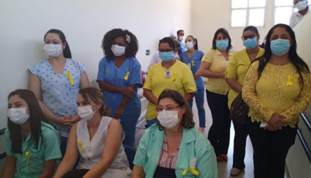 Setembro Amarelo tem atividade lúdica no CAPS-Vida e no Hospital Municipal de Hortolândia