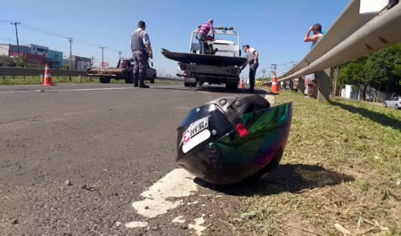 Motociclista morre após grave acidente na rodovia SP-101 