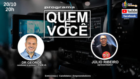 Programa Quem é Você recebe o candidato a prefeito Dr George