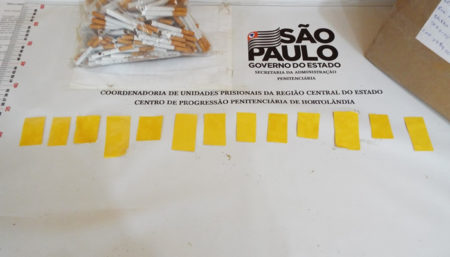 Agentes penitenciários encontram droga k4 em correspondências