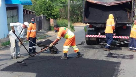 Operação Tapa-Buraco beneficia mais quatro bairros de Hortolândia