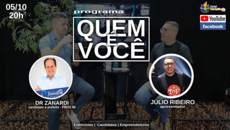 Programa Quem é Você recebe o candidato a prefeito Dr Zanardi