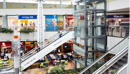 Parque D. Pedro Shopping implementa tecnologia de última geração em escadas rolantes