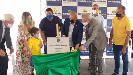 Ministro Onyx Lorenzoni inaugura espaço de esportes em Hortolândia