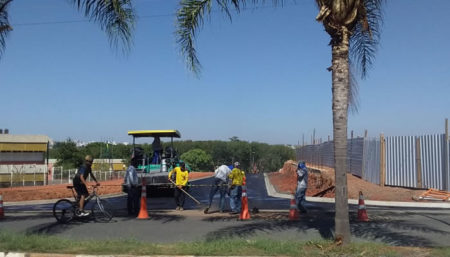 Novas ruas próximas ao Sesi já estão asfaltadas