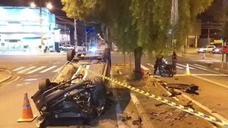 Motociclista fica gravemente ferido após condutor entrar na contramão na Av. Brasil em Campinas