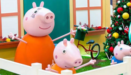 Shopping Parque das Bandeiras recebe Peppa Pig e família neste Natal