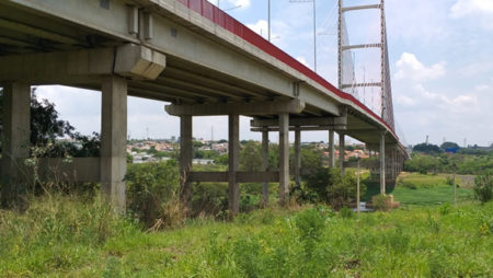 Corpo é encontrado em baixo da Ponte Estaiada em Hortolândia