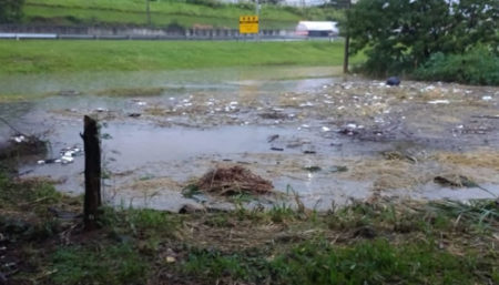 Moradores reclamam de constante alagamento de bairro em Hortolândia