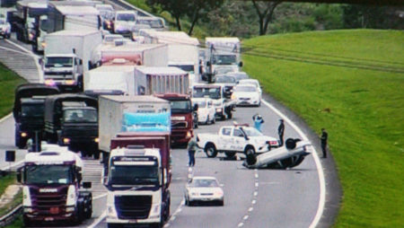 Acidente deixa vítima fatal na Rodovia dos Bandeirantes