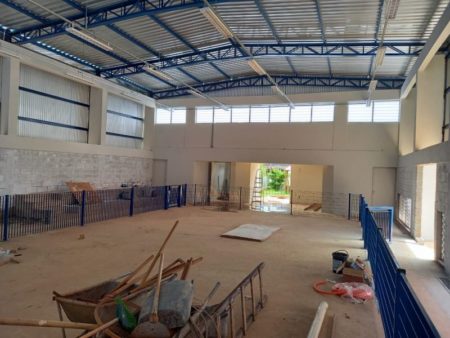 Obra de barracão no Cier entra na reta final