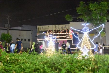 Iluminação decorativa leva o brilho do Natal à Região Central de Hortolândia