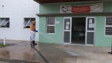 Unidades de Saúde e Hospital Municipal Mário Covas recebem mais uma etapa do serviço de descontaminação