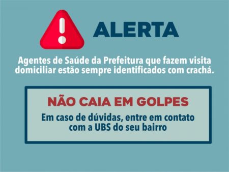 Prefeitura de Hortolândia alerta população sobre golpe de falsos agentes comunitários de Saúde
