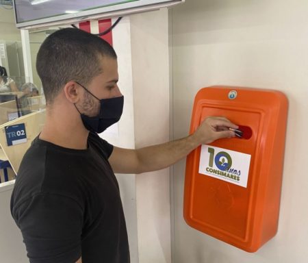 Hortolândia instala novo coletor de pilhas e baterias usadas