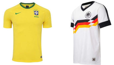 Confira algumas camisas de Seleções famosas