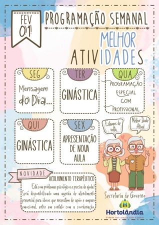 Centro da Melhor Idade retoma agenda de atividades semanais online