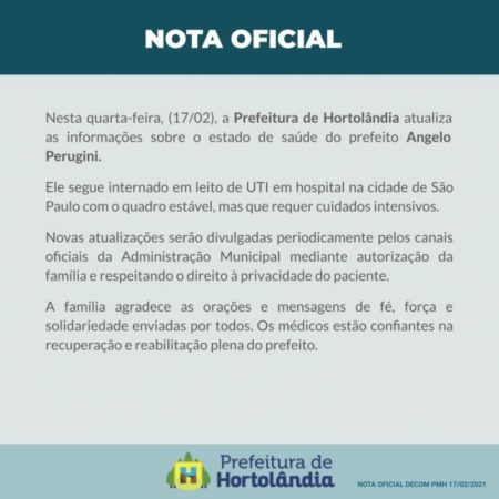 NOTA OFICIAL