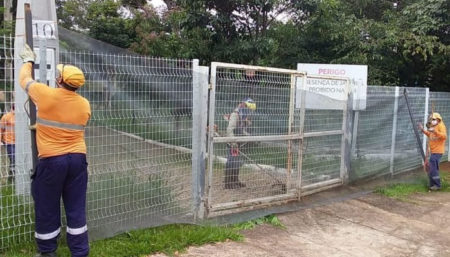 Foram realizados operação Tapa-Buraco e manutenção em Parque da cidade