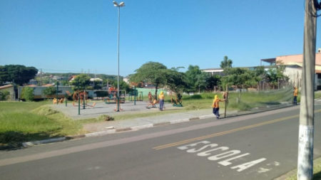 Intensificado manutenção nas redes de esgoto e mutirão de limpeza e poda do mato por Hortolândia