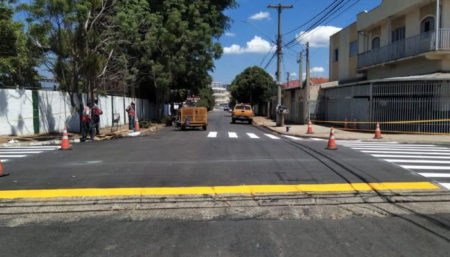 Ruas do Jardim Everest ganham sinalização de solo