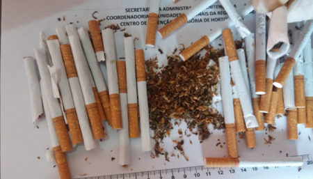 Agentes penitenciários encontram maconha em cigarro enviado ao CDP de Hortolândia