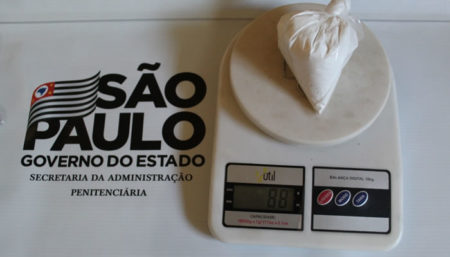 Mãe envia cocaína para sentenciado do CPPH