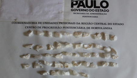 Agentes penitenciários do CPPH apreendem drogas durante a revista de mercadorias enviadas a detentos