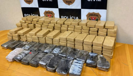 Deic apreende pasta base de cocaína avaliada em 7,5 milhões transportada em carga viva