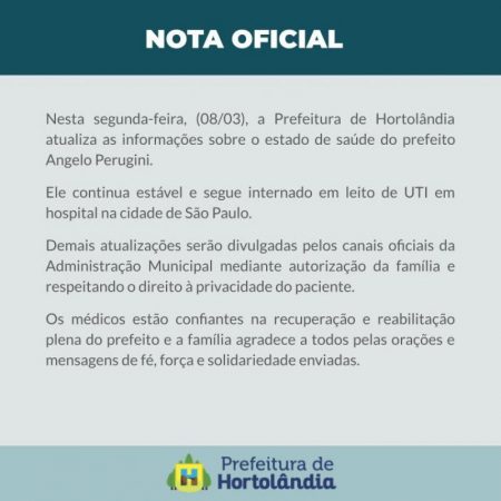 NOTA OFICIAL