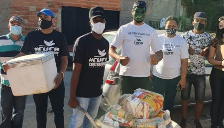 CUFA Hortolândia entrega cestas básicas no Boa Esperança