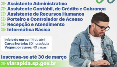 Aprendizes de cursos profissionalizantes do Via Rápida Emprego em Hortolândia participam de aula inaugural