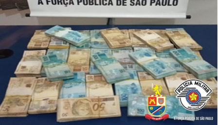 Policia apreende 250 mil durante abordagem em Nova Odessa