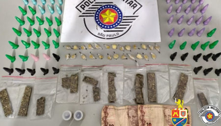 Homem é preso com drogas no Sumarezinho