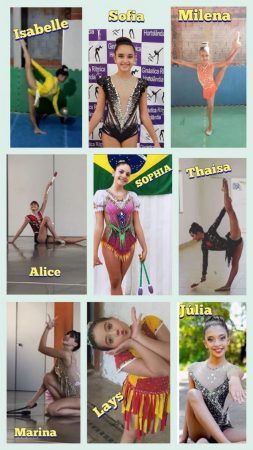 Time de ginástica rítmica do projeto Escolinhas Esportivas da Prefeitura faz bonito em competição internacional