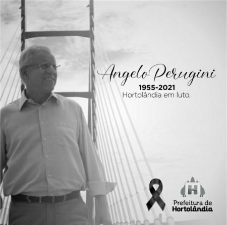 Informação sobre sepultamento do corpo do prefeito Angelo Perugini