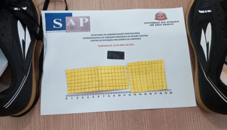 Pai envia K4 em tênis para sentenciado do CDP Campinas
